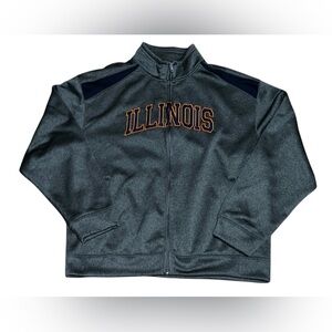University of Illinois Fighting illini men’s XL full zip jacket Campus Drive